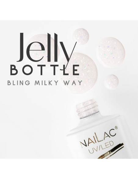 Jelly Bottle Bling Milky Way NaiLac 7ml