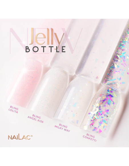 Żel w butelce Jelly Bottle Bling Confetti NaiLac 7ml