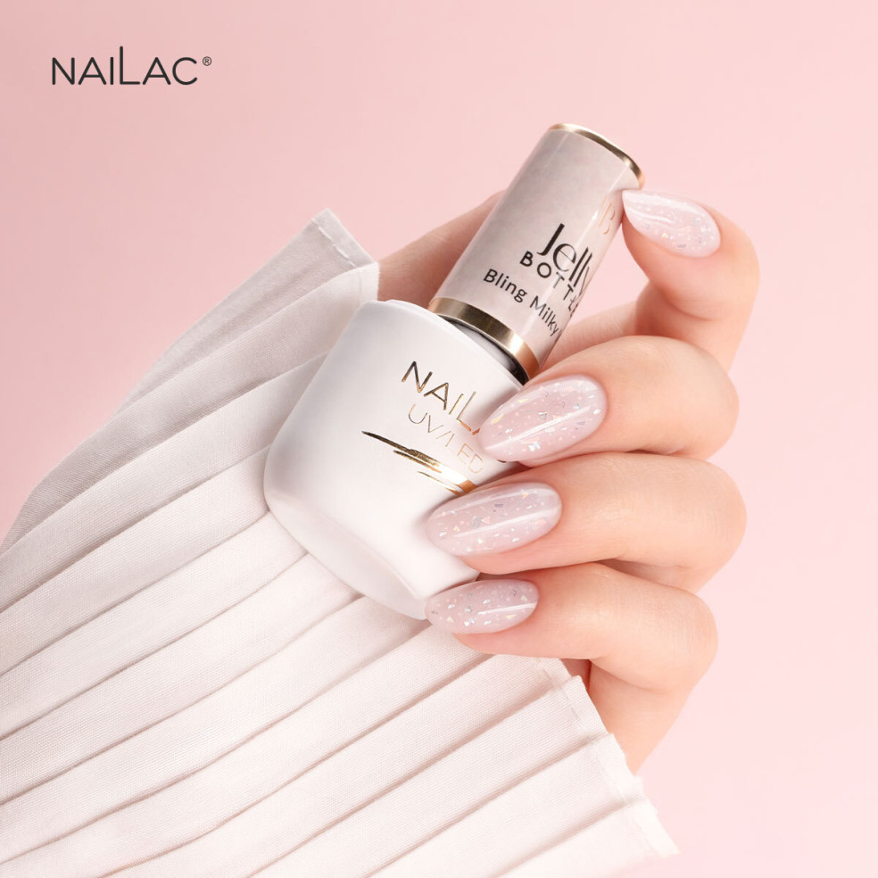 Jelly Bottle Bling Milky Way NaiLac 7ml Jelly Bottle Bling Milky Way NaiLac 7ml