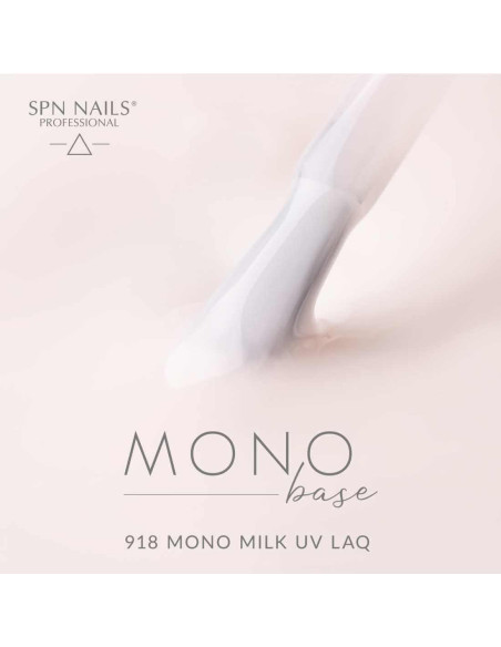 Lakier hybrydowy 918 Mono Milk UV LaQ 8ml