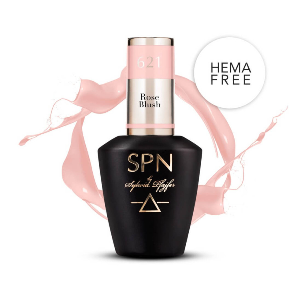 Butelka z lakierem hybrydowym i splashem w kolorze różanym Rose Blush