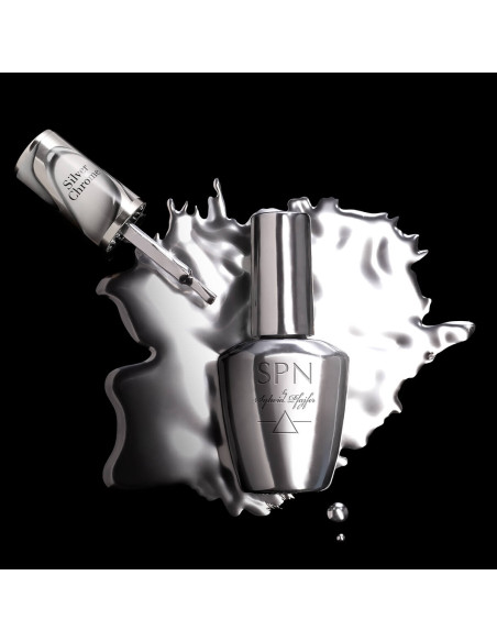 Lakier hybrydowy Silver Chrome UV LaQ 8ml