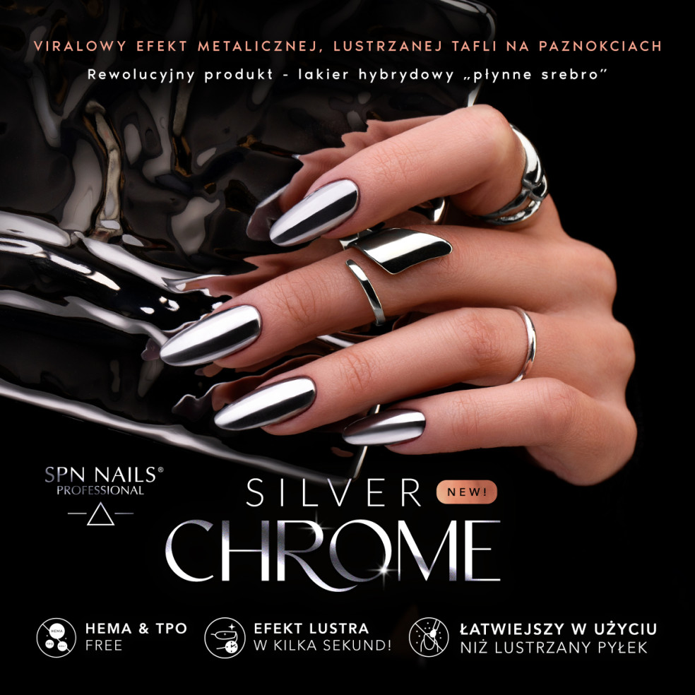 Silver Chrome UV LaQ 8ml Silver Chrome UV LaQ 8ml