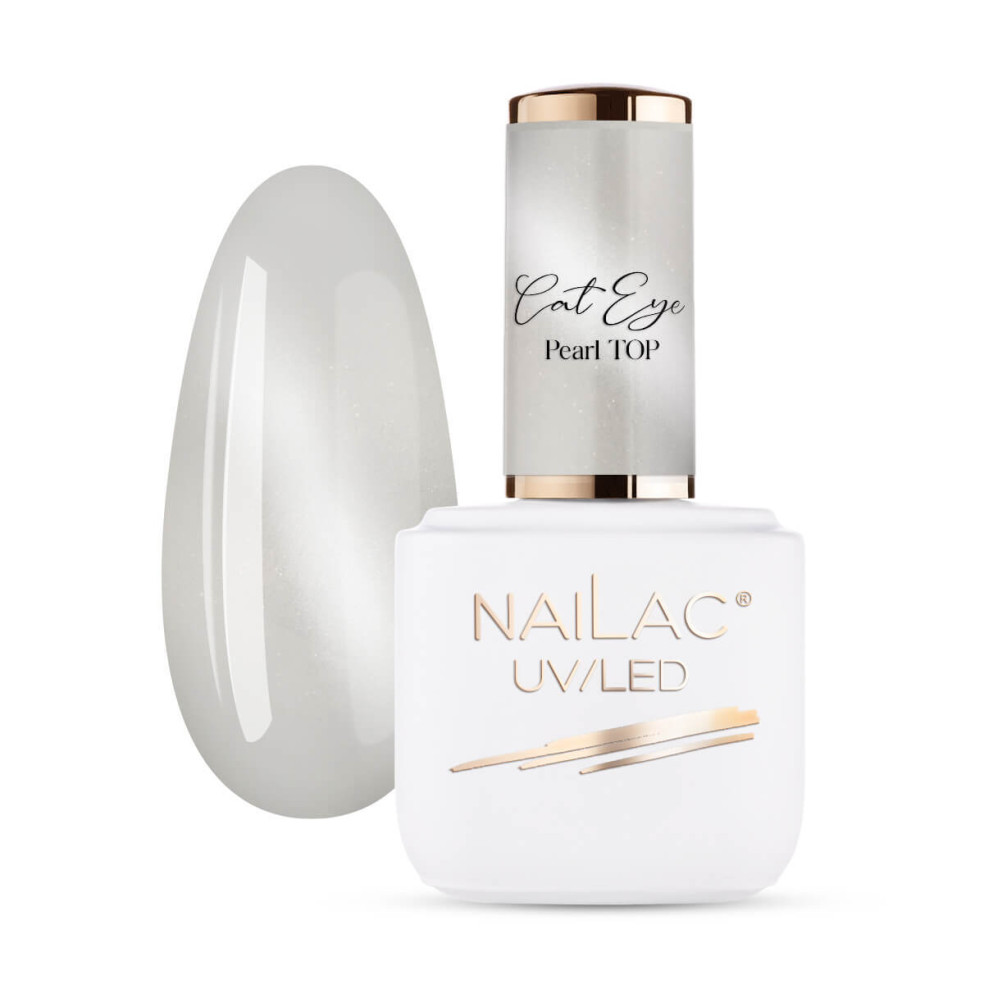 Hybrid top coat Cat Eye Pearl Top NaiLac 7ml