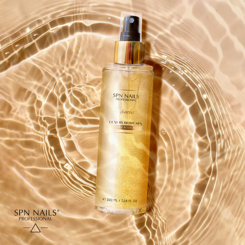 Perfumowana mgiełka do ciała z brokatem