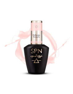 Butelka z lakierem hybrydowym i splashem w kolorze nude 505 Delicate French