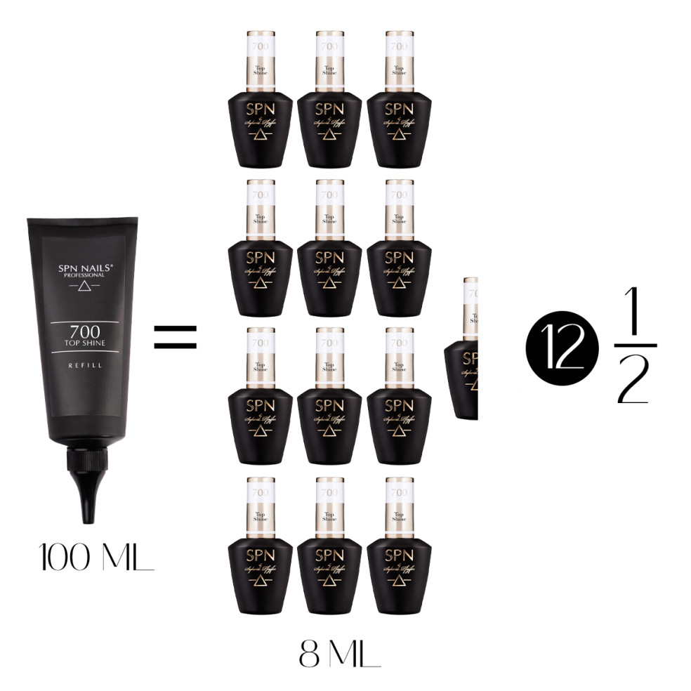 700 Top Shine UV LaQ refill 100ml 700 Top Shine UV LaQ refill 100ml