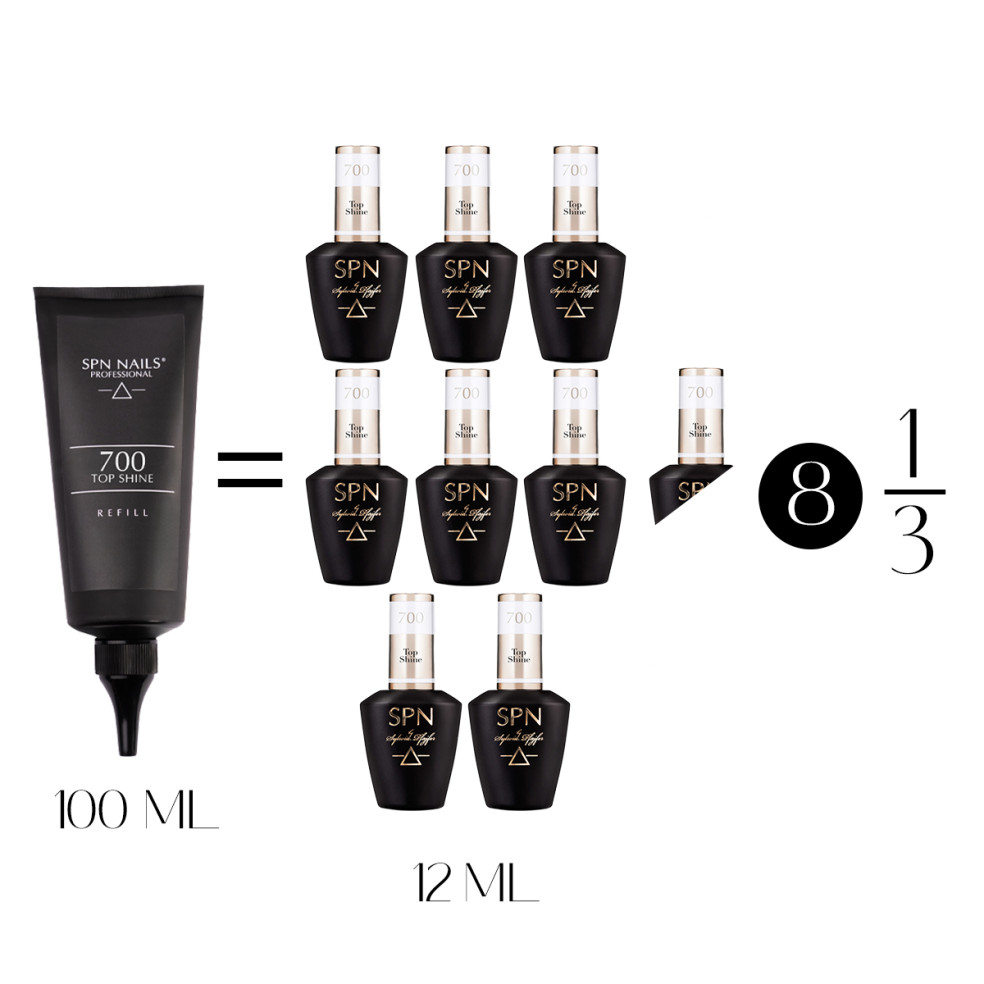 700 Top Shine UV LaQ refill 100ml 700 Top Shine UV LaQ refill 100ml