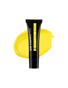 Tubka z farbką uv do zdobienia paznokci w kolorze żółtym