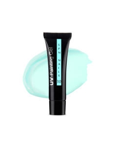 Tubka z farbką uv do zdobienia paznokci w kolorze miętowym