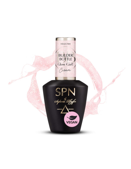SPN Nails - Builder Bottle Cream - Glow Girl! 10ml