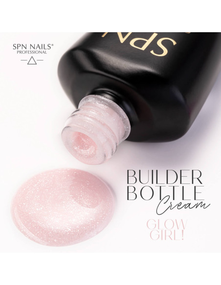 SPN Nails - Builder Bottle Cream - Glow Girl! 10ml