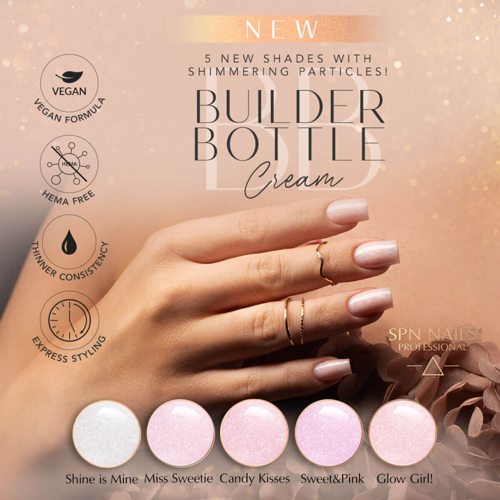 SPN Nails - Builder Bottle Cream -...