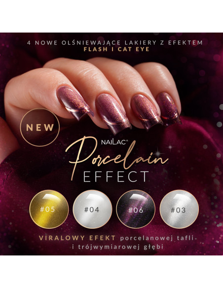 Hybrid polish Porcelain Effect #04 NaiLac 7ml