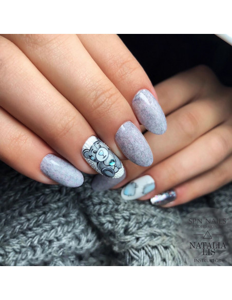 Lakier hybrydowy 820 VelVet Rose Grey UV LaQ 8ml - Termin ważności 11.2025