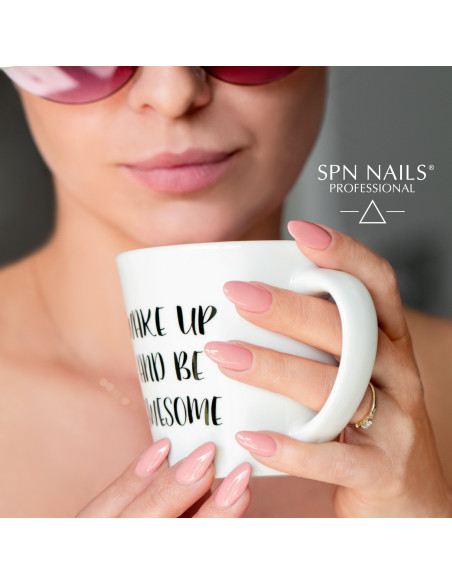 Lakier hybrydowy 574 Powder My Nose UV LaQ 8ml - Termin ważności 11.2025