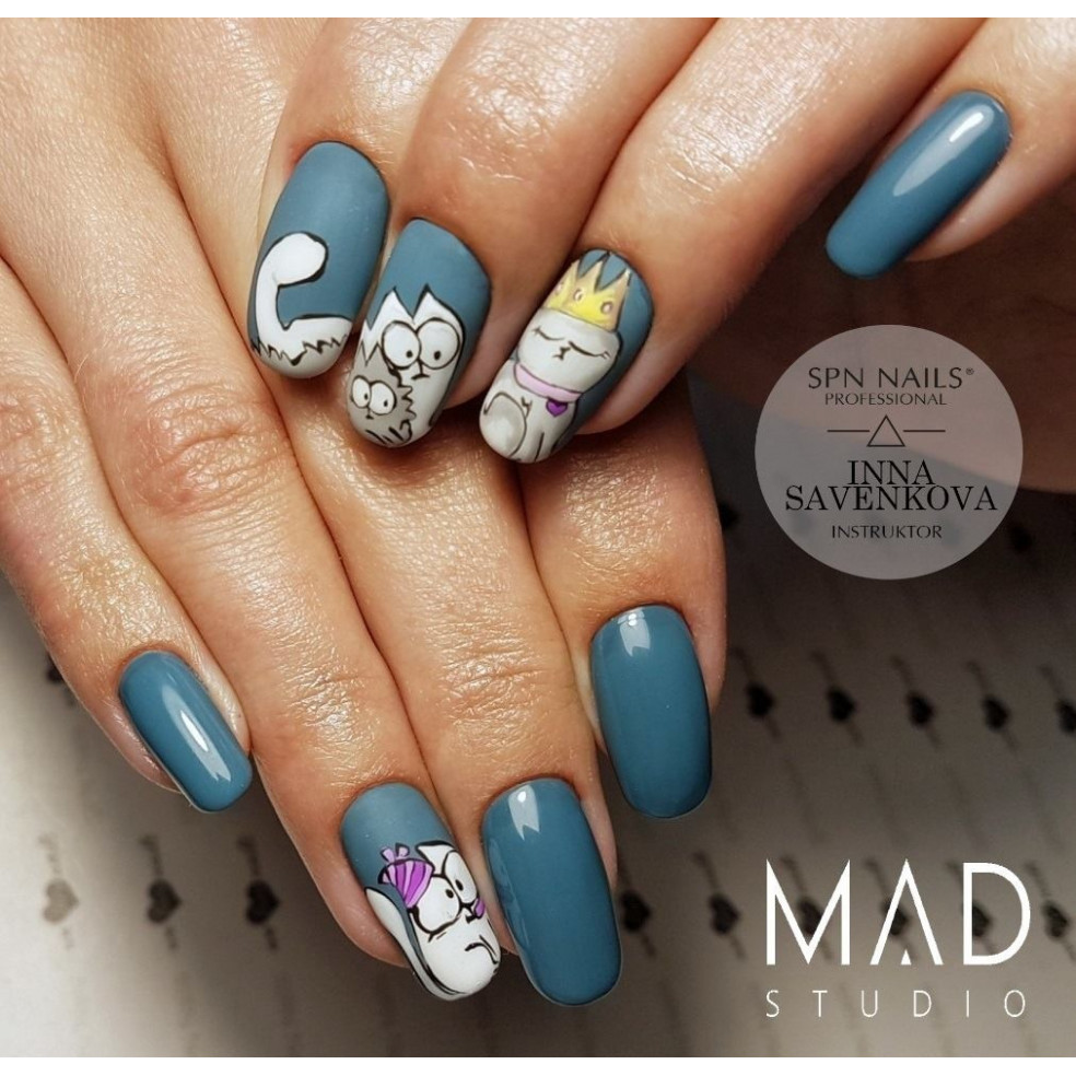 Lakier hybrydowy 632 Army UV LaQ 8ml...