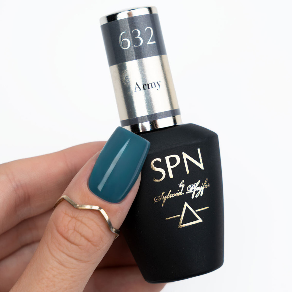 Lakier hybrydowy 632 Army UV LaQ 8ml...