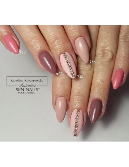 Lakier hybrydowy 738 Coralove UV LaQ 8ml - Termin ważności 12.2025