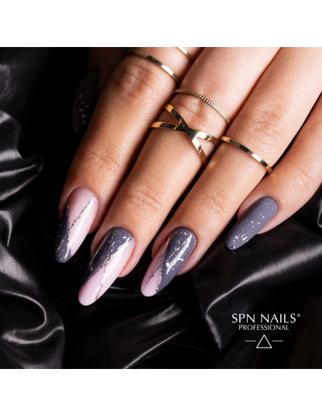 Lakier hybrydowy 943 Silver Drops UV LaQ 8ml - Termin ważności 12.2025