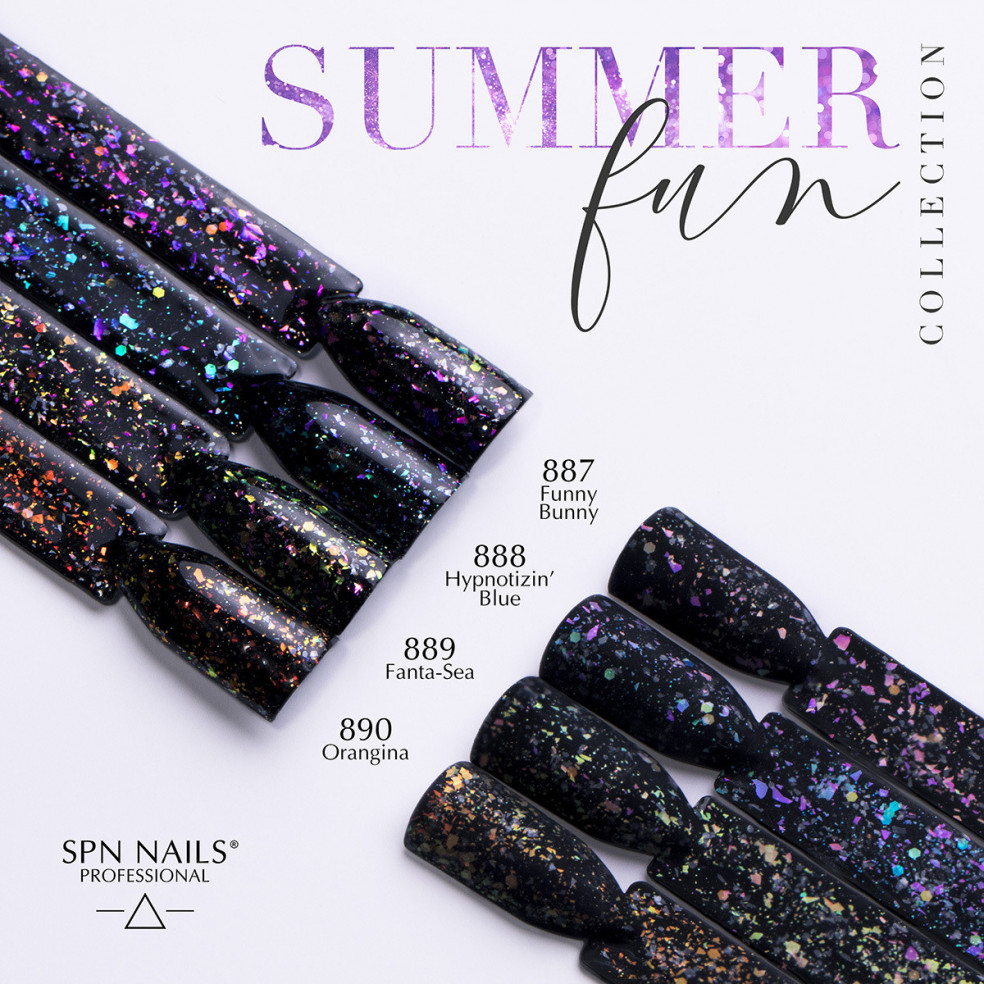 Lakier hybrydowy 890 Orangina UV LaQ...