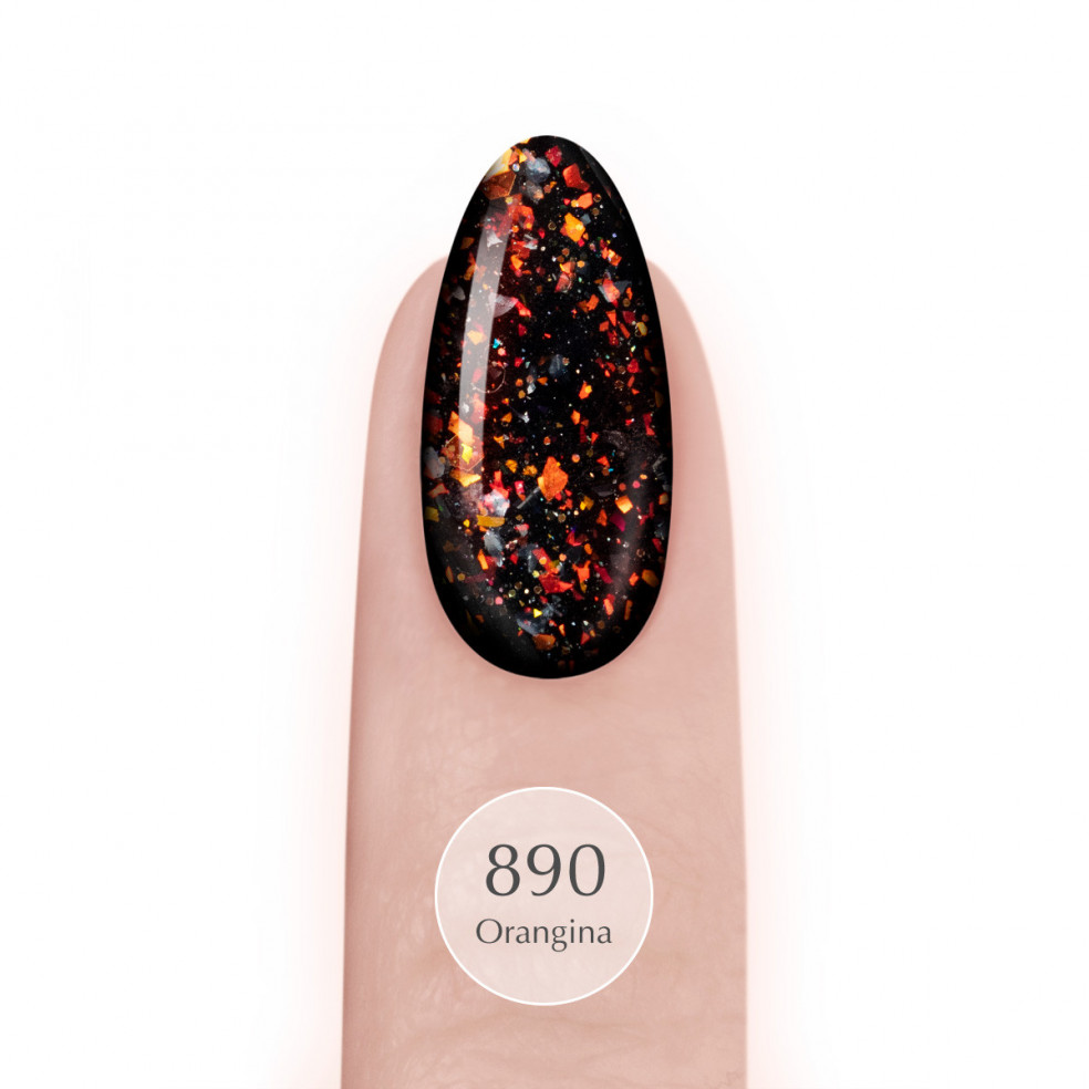 Lakier hybrydowy 890 Orangina UV LaQ...