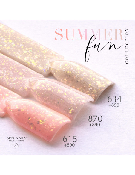 Lakier hybrydowy 890 Orangina UV LaQ 8ml - Termin ważności 01.2026