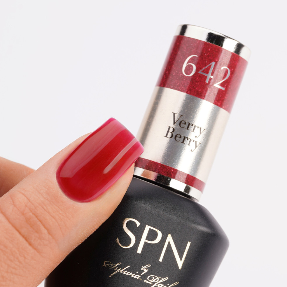 Lakier hybrydowy 642 Verry Berry UV... Lakier hybrydowy 642 Verry Berry UV...