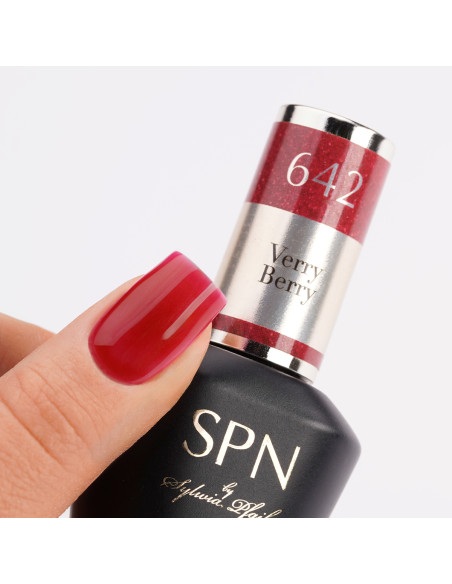Lakier hybrydowy 642 Verry Berry UV LaQ 8ml - Termin ważności 01.2026