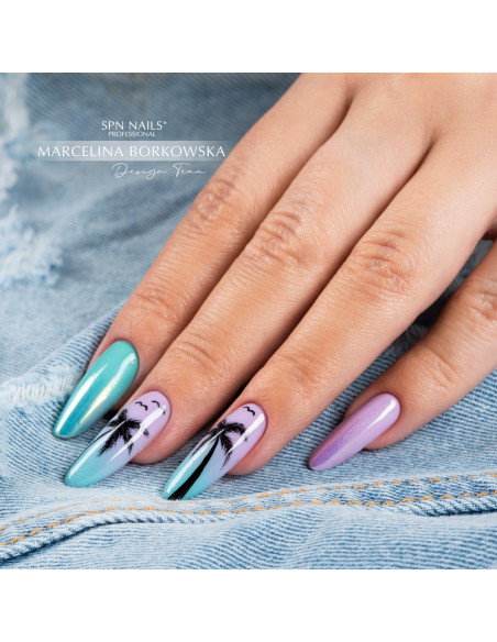 Lakier hybrydowy 606 Turquoise Mint UV LaQ 8ml - Termin ważności 01.2026