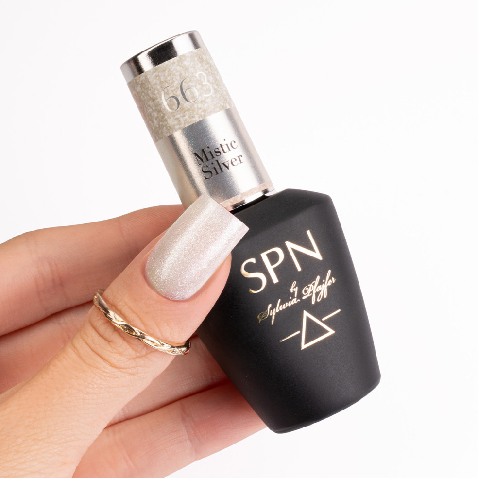 Lakier hybrydowy 663 Mistic Silver UV...