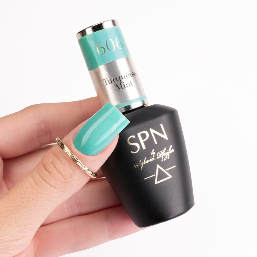 Lakier hybrydowy 606 Turquoise Mint...