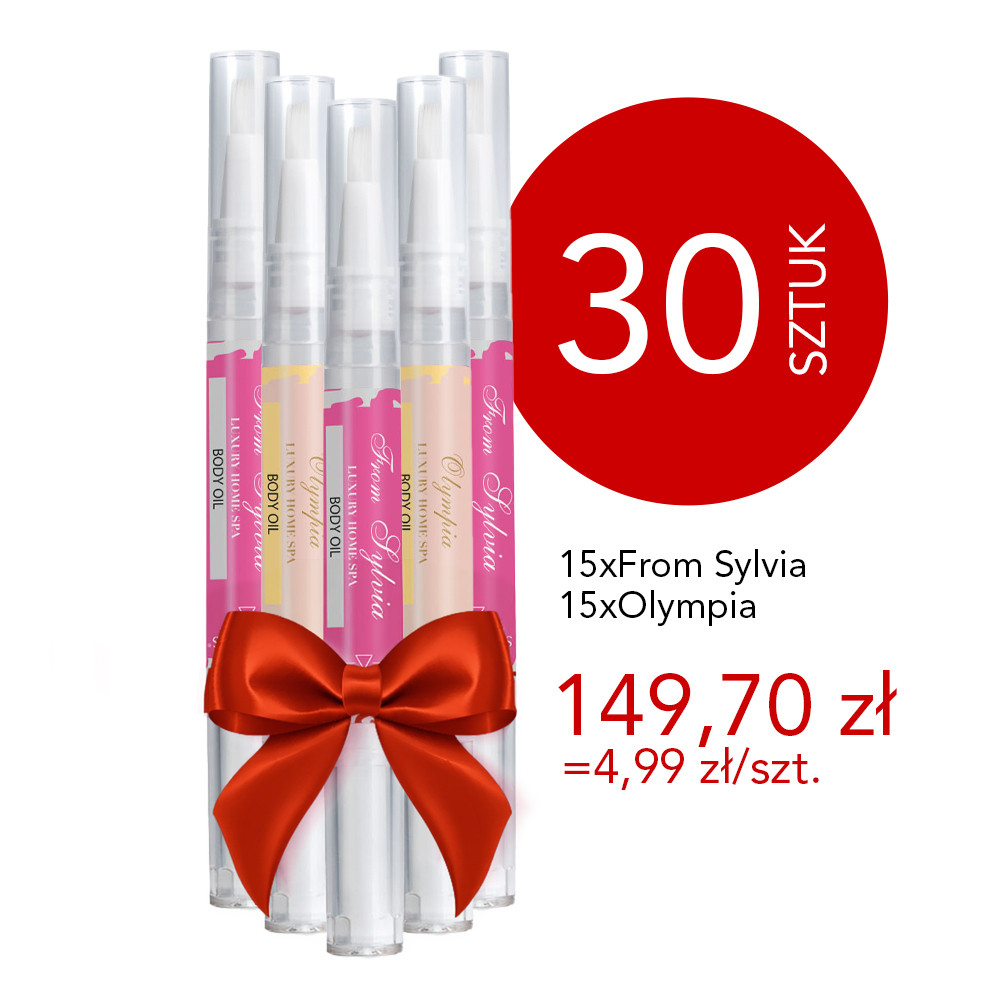30 x Body oil Olympia and From Sylvia...