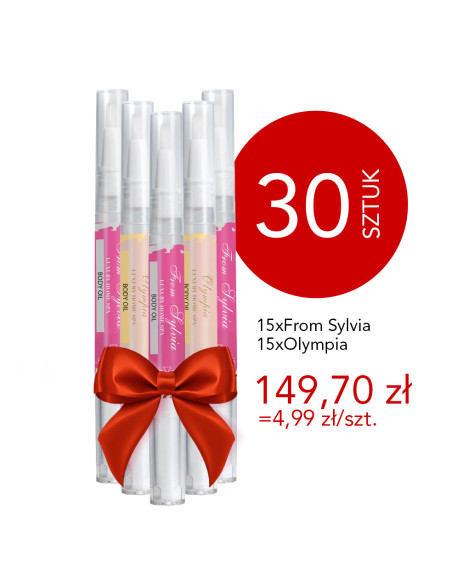 30 x Body oil Olympia and From Sylvia 2,5ml