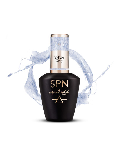 Lakier hybrydowy 745 VelVet Grey UV LaQ 8ml - Termin ważności 02.2026