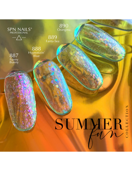 Lakier hybrydowy 889 Fanta-Sea UV LaQ 8ml - Termin ważności 02.2026