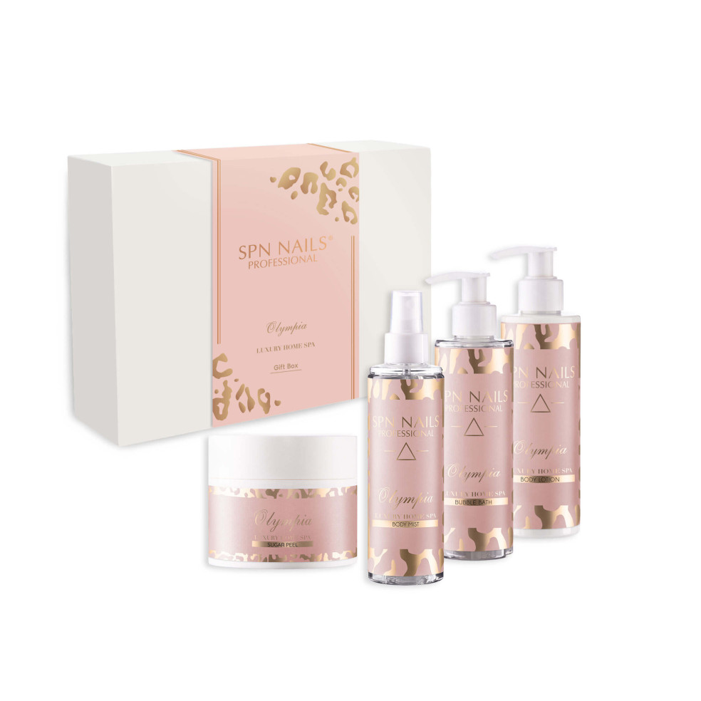 A set of perfumed SPA cosmetics in an...