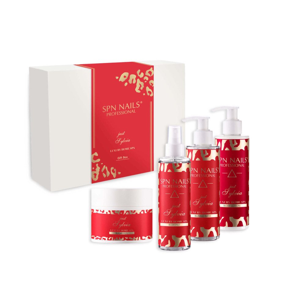 A set of perfumed SPA cosmetics in an...