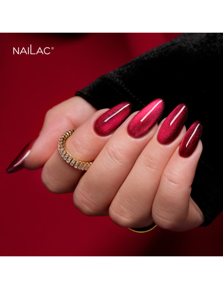 Hybrid polish Porcelain Effect #08 - RED Edition NaiLac 7ml