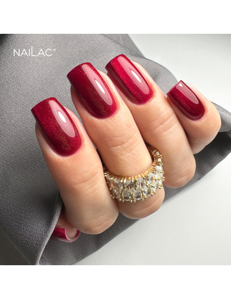Hybrid polish Porcelain Effect #08 - RED Edition NaiLac 7ml