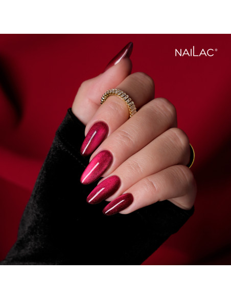Hybrid polish Porcelain Effect #08 - RED Edition NaiLac 7ml