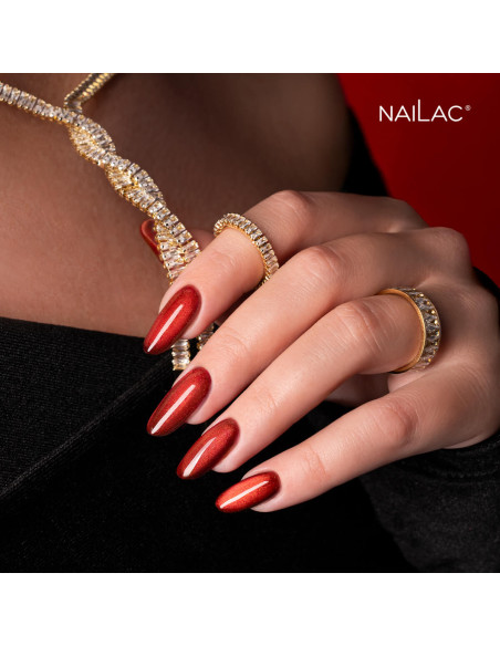 Lakier hybrydowy Porcelain Effect #07 - RED Edition NaiLac 7ml