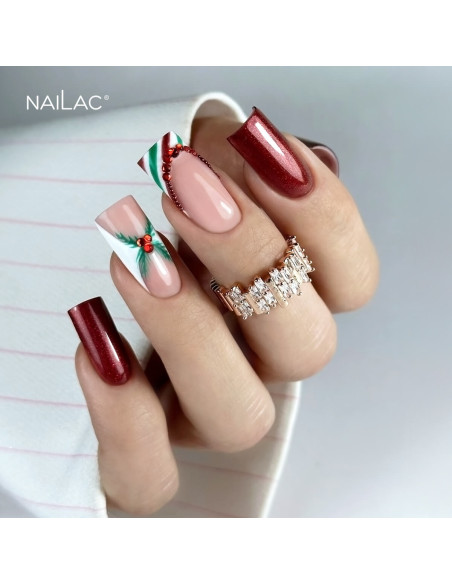 Lakier hybrydowy Porcelain Effect #07 - RED Edition NaiLac 7ml