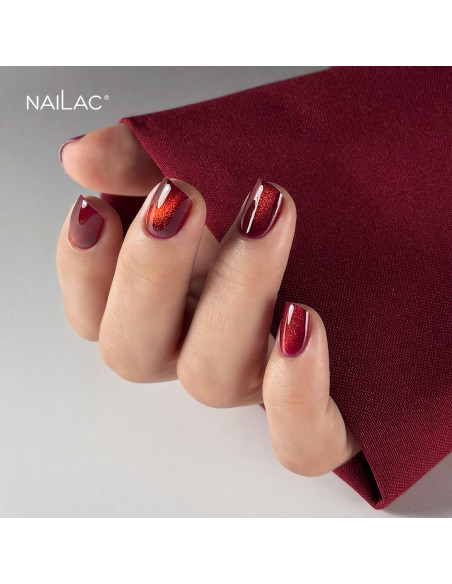 Hybrid polish Porcelain Effect #07 - RED Edition NaiLac 7ml