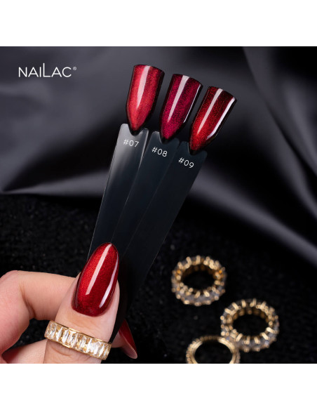Lakier hybrydowy Porcelain Effect #07 - RED Edition NaiLac 7ml