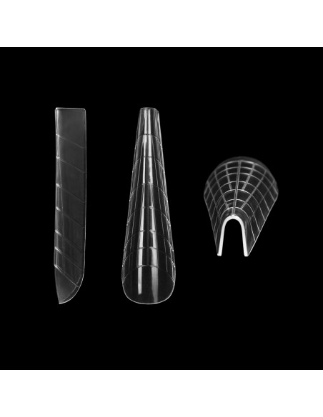 Dual Forms Russian Almond SPN Nails - upper forms for gel and acrylic gel 120 pcs