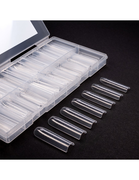 Dual Forms Classic Square SPN Nails - upper forms for gel and acrylic gel 150 pcs