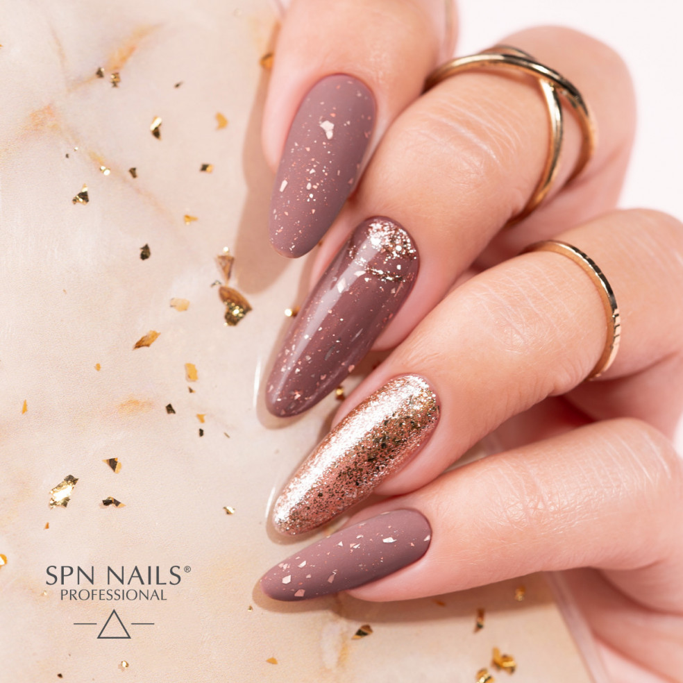 Lakier hybrydowy 941 Rose Gold Shine...