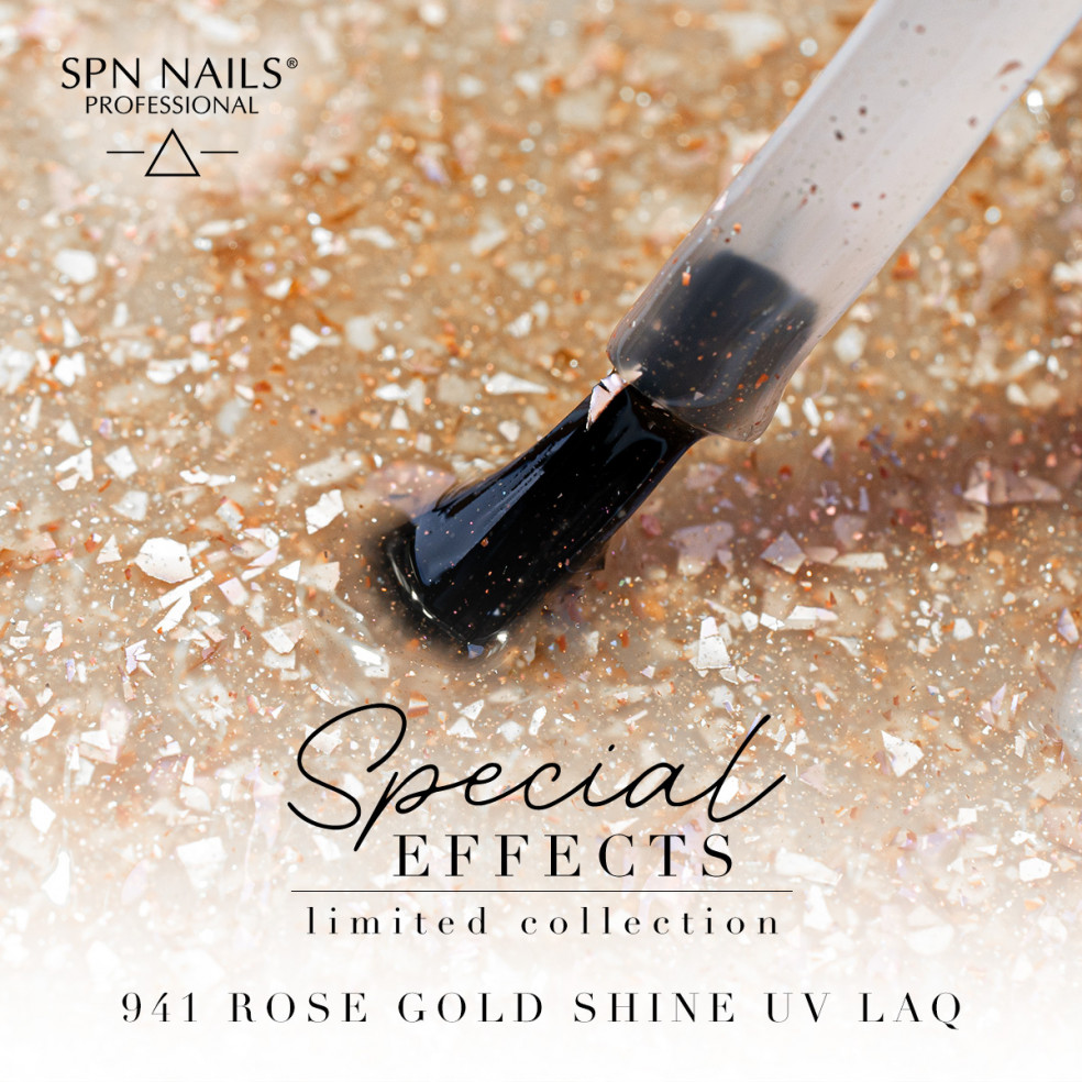 Lakier hybrydowy 941 Rose Gold Shine...