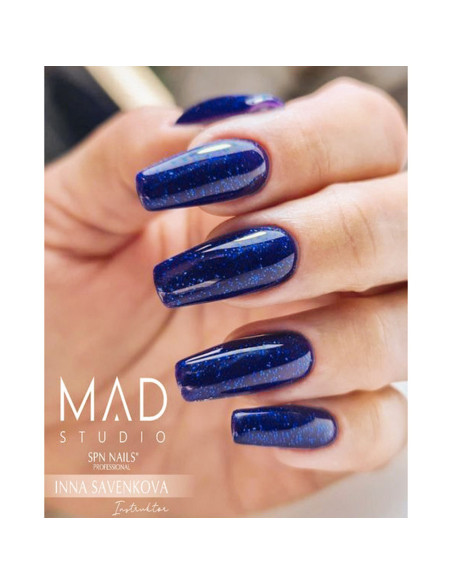 Lakier hybrydowy 827 Blue Zodiac UV LaQ 8ml - Termin ważności 03.2026